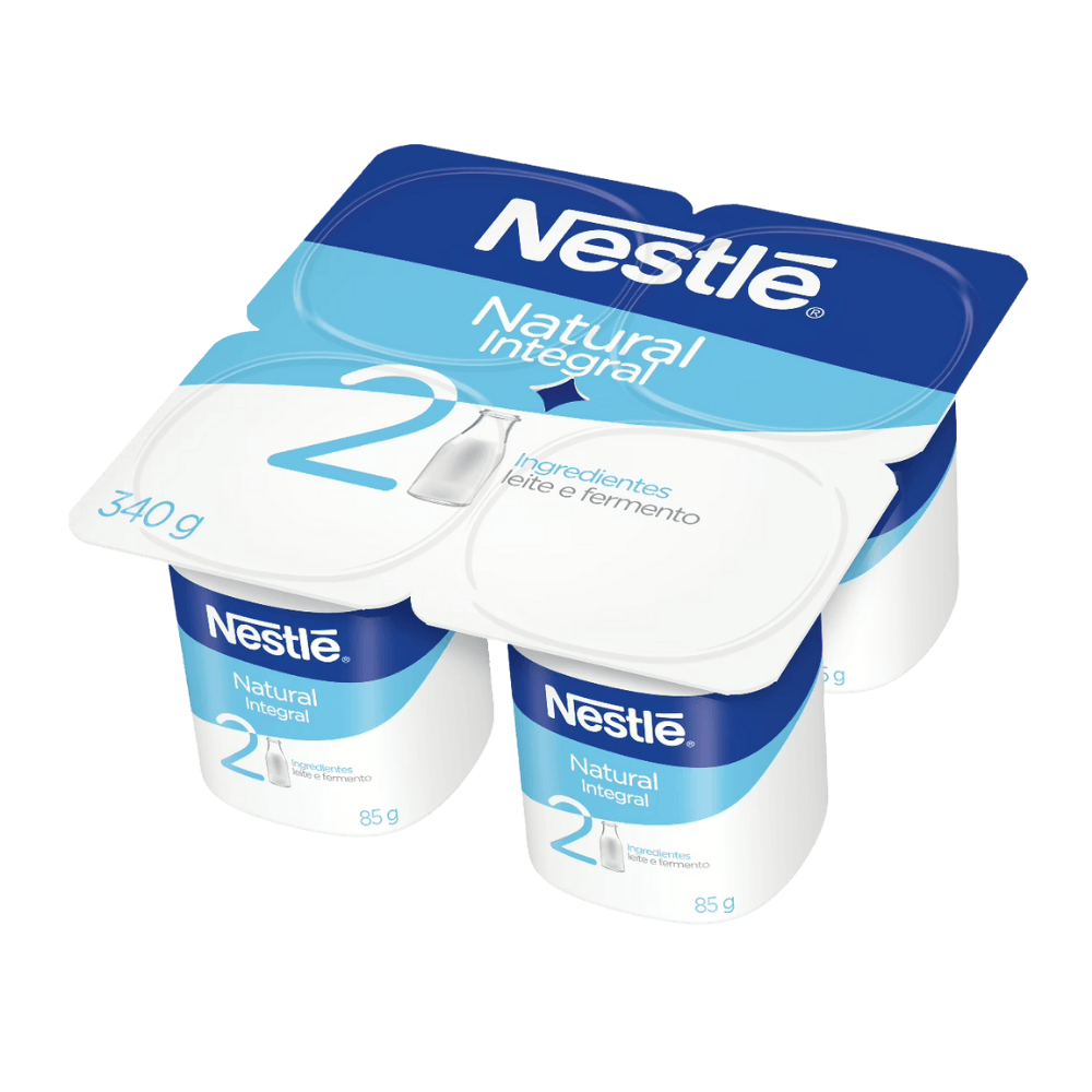Iogurte Nestlé Natural Integral Bandeja 340g